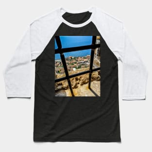 High and Hide - Monemvasia, Greece Baseball T-Shirt